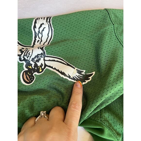 100% Authentic Randall Cunningham Mitchell & Ness 1992 Eagles Jersey Size 60 4XL - Picture 14 of 16